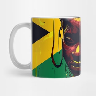 Rasta jamaica woman Mug